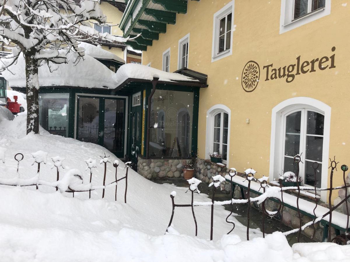 Tauglerei Appartement Malve in den Zauberbergen Sankt Koloman Exterior foto