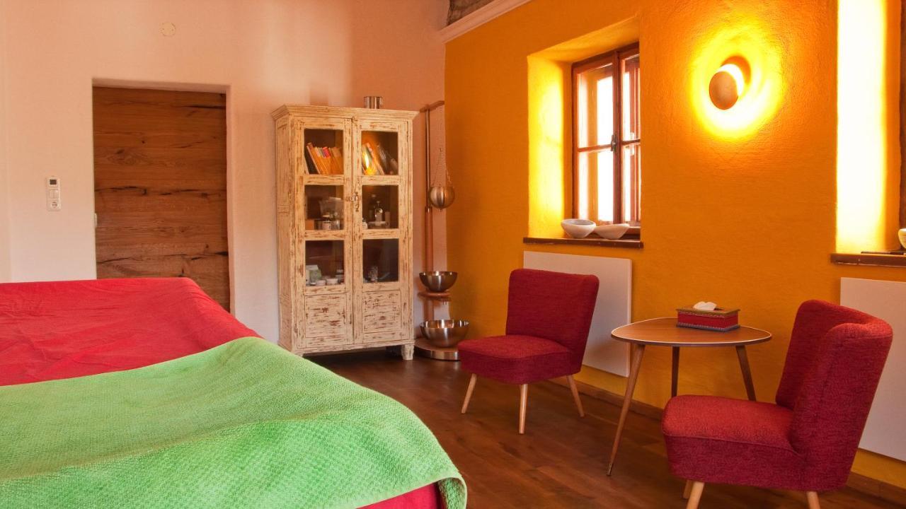 Tauglerei Appartement Malve in den Zauberbergen Sankt Koloman Exterior foto